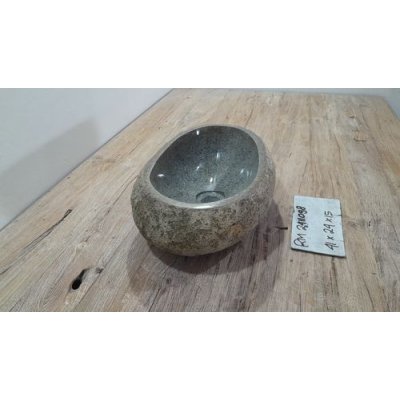 Раковина из речного камня 41x24x15 (RM2411098)
