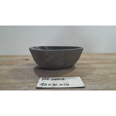 Раковина из речного камня 42x31x15 (RM2411113)