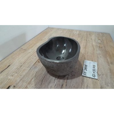 Раковина из речного камня 42х30х15 (RM2411118)