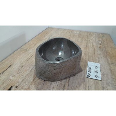 Раковина из речного камня 42x33x15 (RM2411121)