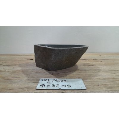 Раковина из речного камня 41x32x15 (RM2411124)