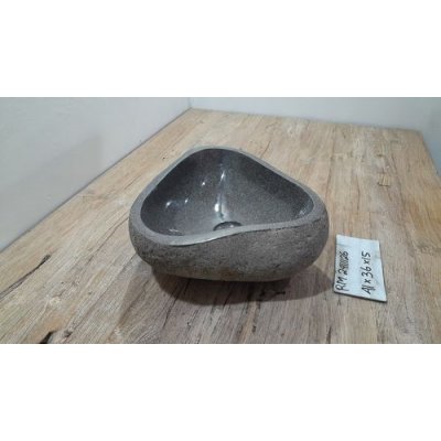 Раковина из речного камня 41х36х15 (RM2411126)