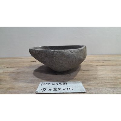 Раковина из речного камня 41x32x15 (RM2411131)