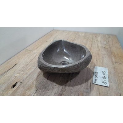 Раковина из речного камня 41x32x15 (RM2411131)