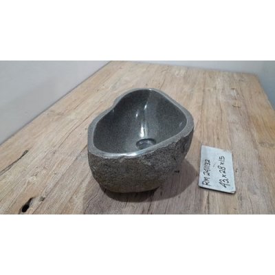 Раковина из речного камня 43х28х15 (RM2411132)
