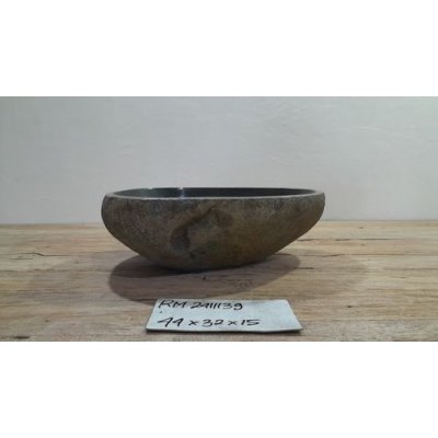 Раковина из речного камня 44x30x15 (RM2411139)
