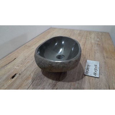 Раковина из речного камня 44x30x15 (RM2411139)