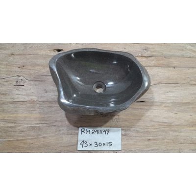 Раковина из речного камня 43x30x15 (RM2411147)