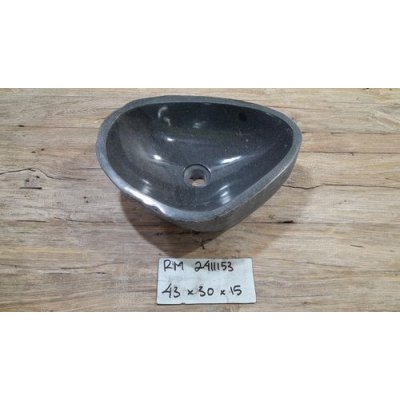 Раковина из речного камня 43x30x15 (RM2411153)