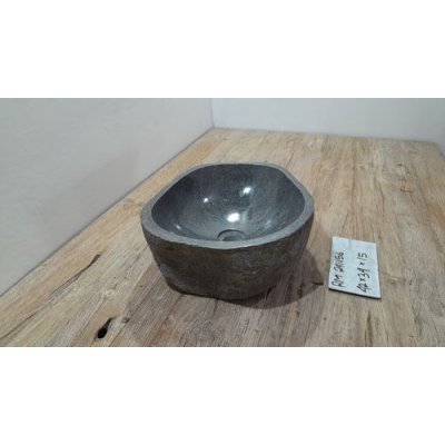 Раковина из речного камня 42x34x15 (RM2411156)