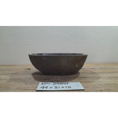 Раковина из речного камня 44x31x15 (RM2411157)