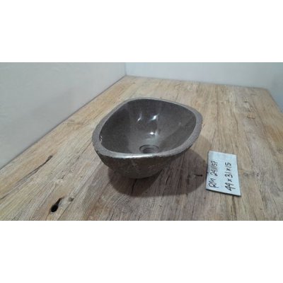 Раковина из речного камня 44x31x15 (RM2411157)