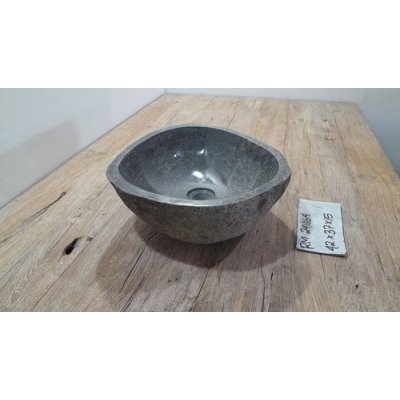Раковина из речного камня 42x37x15 (RM2411164)