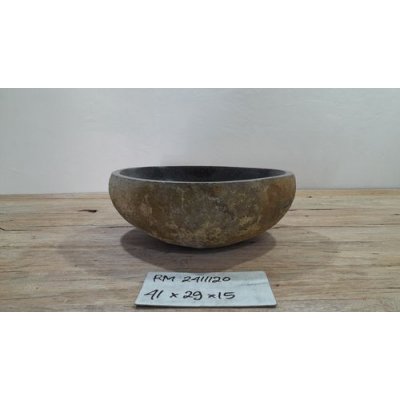 Раковина из речного камня 41x29x15 (RM2411120)