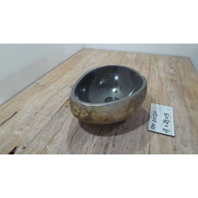 Раковина из речного камня 41x29x15 (RM2411120)