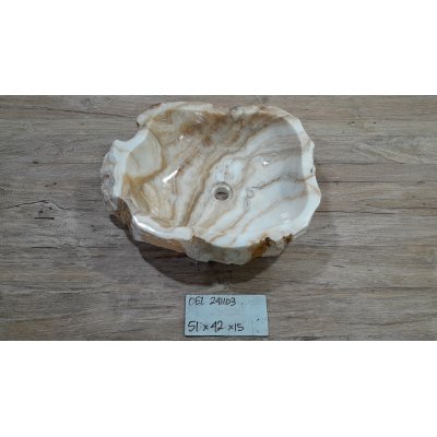 Раковина из оникса 51х42х15 (OEL241103)