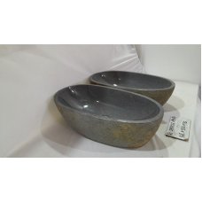 Парные раковины из речного камня 58х33х15 (RL241102A+B)