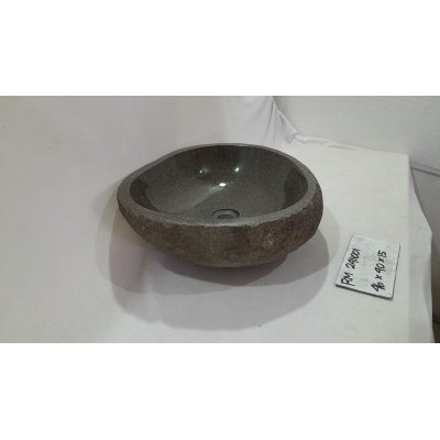 Раковина из речного камня 46x40x15 (RM2411001)