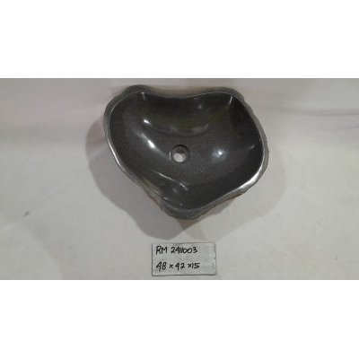 Раковина из речного камня 48х42х15 (RM2411003)
