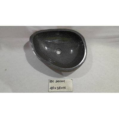 Раковина из речного камня 48х30х15 (RM2411004)