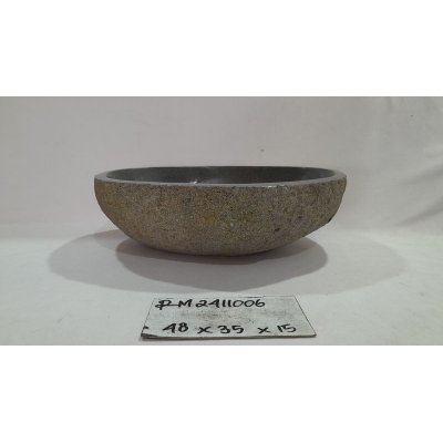 Раковина из речного камня 48x35x15 (RM2411006)