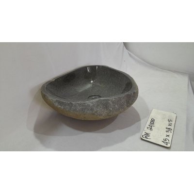 Раковина из речного камня 45x38x15 (RM2411010)