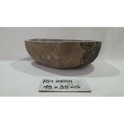 Раковина из речного камня 49x35x15 (RM2411011)