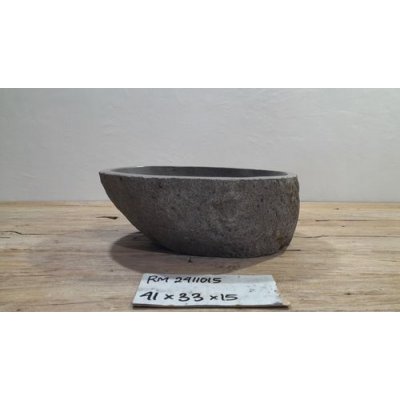 Раковина из речного камня 41x33x15 (RM2411015)