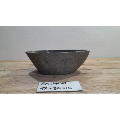 Раковина из речного камня 47x30x15 (RM2411018)