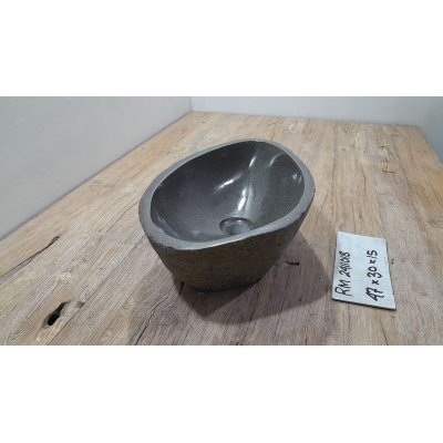 Раковина из речного камня 47x30x15 (RM2411018)