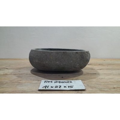 Раковина из речного камня 41x27x15 (RM2411022)
