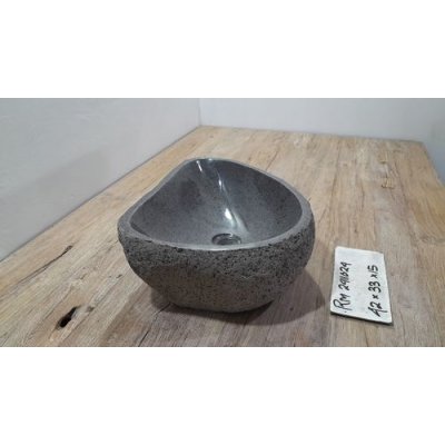 Раковина из речного камня 42x33x15 (RM2411024)
