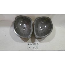 Парные раковины из речного камня 41х32х15 (RM241102A+B)