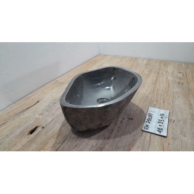 Раковина из речного камня 49x33x15 (RM2411037)