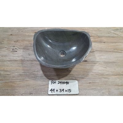 Раковина из речного камня 44х34х15 (RM2411040)