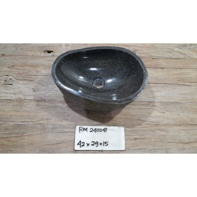 Раковина из речного камня 42x29x15 (RM2411041)