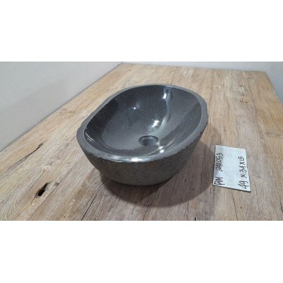 Раковина из речного камня 49x34x15 (RM2411053)
