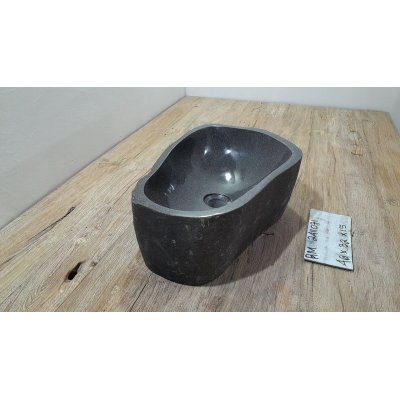Раковина из речного камня 46x32x15 (RM2411071)