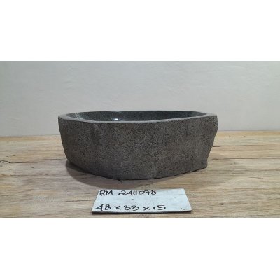 Раковина из речного камня 48x33x15 (RM2411078)