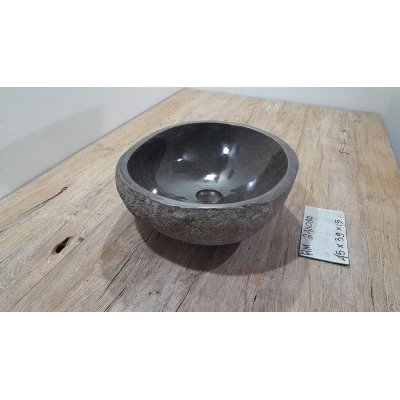 Раковина из речного камня 45x39x15 (RM2411080)