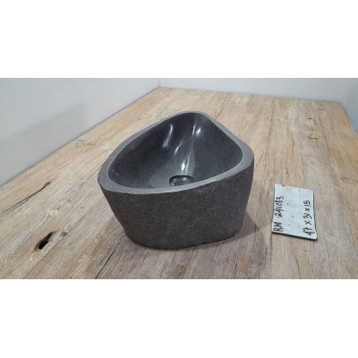 Раковина из речного камня 47x31x15 (RM2411083)