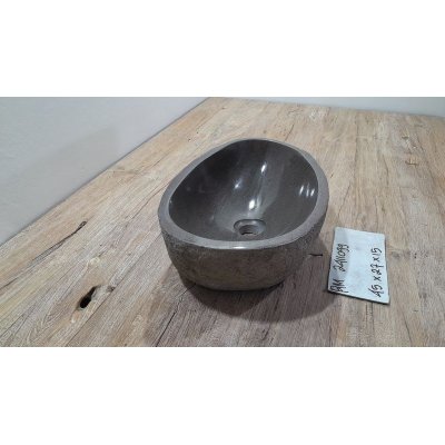 Раковина из речного камня 45x29x15 (RM2411099)