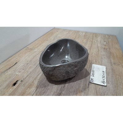 Раковина из речного камня 46x32x15 (RM2411100)