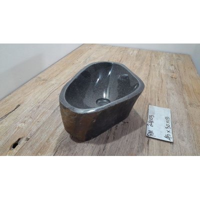 Раковина из речного камня 45x30x15 (RM2411103)