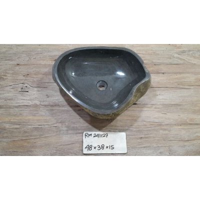 Раковина из речного камня 48х38х15 (RM2411127)