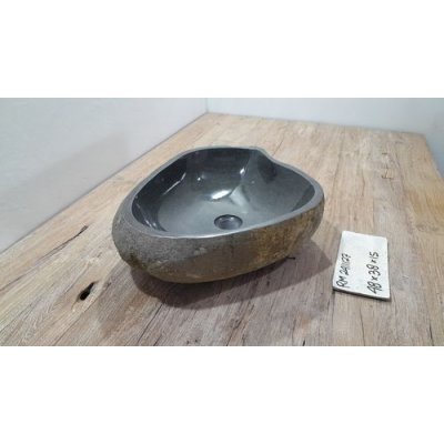Раковина из речного камня 48х38х15 (RM2411127)