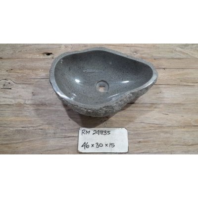 Раковина из речного камня 46x30x15 (RM2411135)