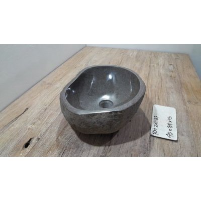 Раковина из речного камня 45x34x15 (RM2411137)