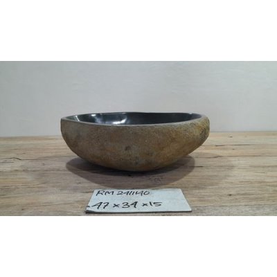 Раковина из речного камня 47x34x15 (RM2411140)