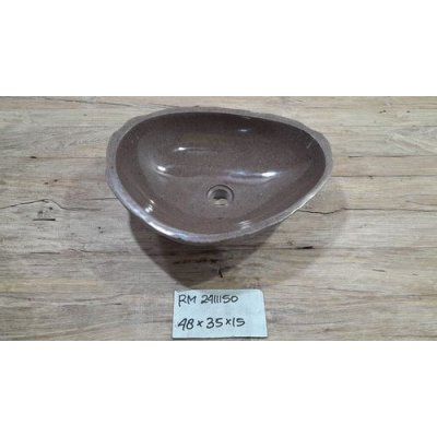 Раковина из речного камня 48x35x15 (RM2411150)